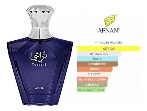 Perfume AFNAN TURATHI BLUE 90ml Original e Lacrado  - Foto 2