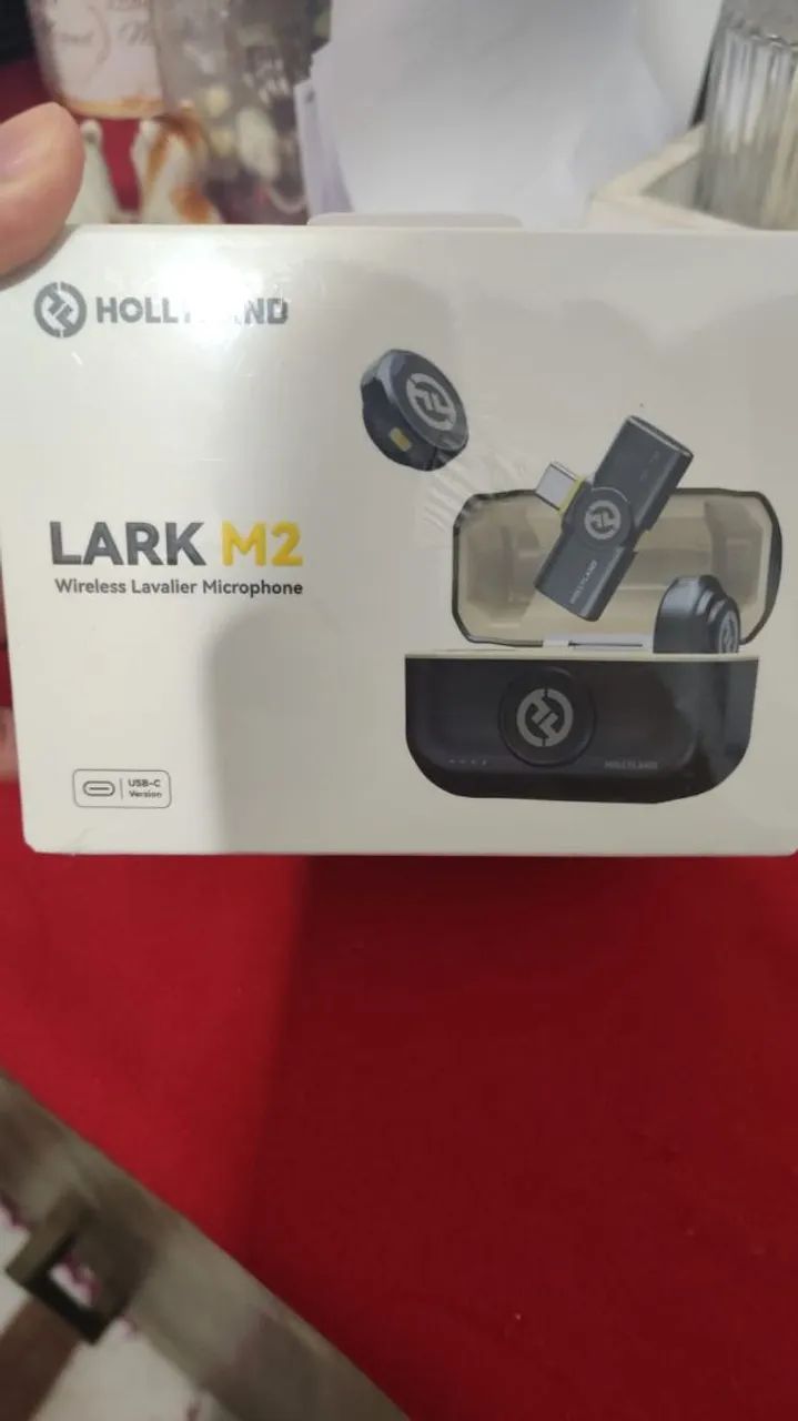 Hollyland Lark M2 Microfone Lapela Sem Fio