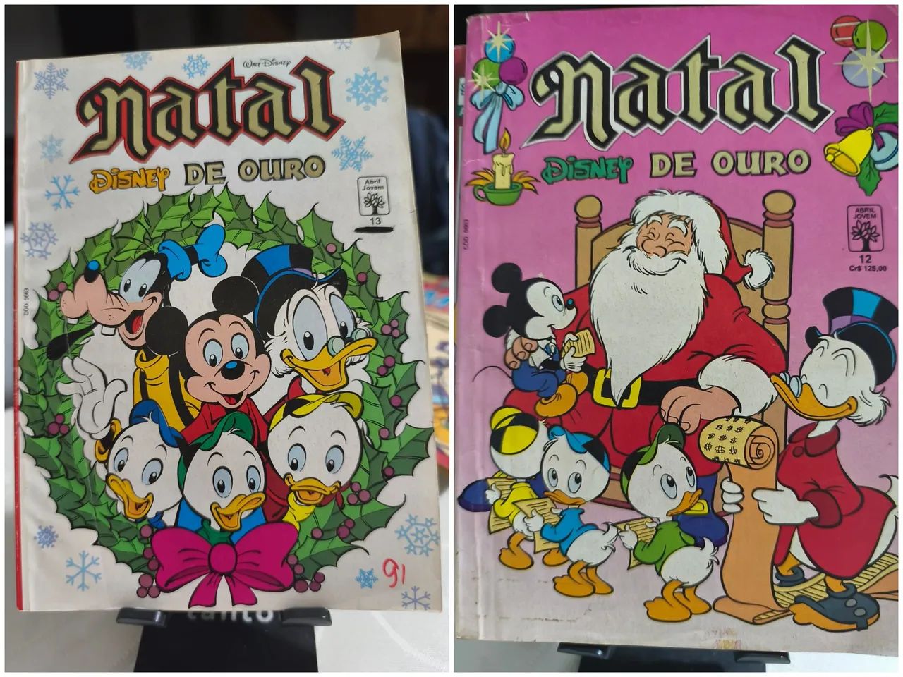 Combo Natal Disney de Ouro.  # 12 e # 13 