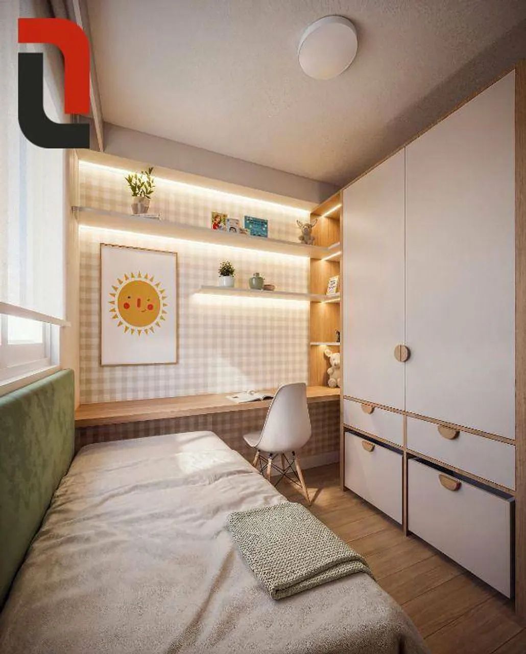 Hauer 4You Apto 39m² 2 quartos, sacada e 1 vaga - Foto 4
