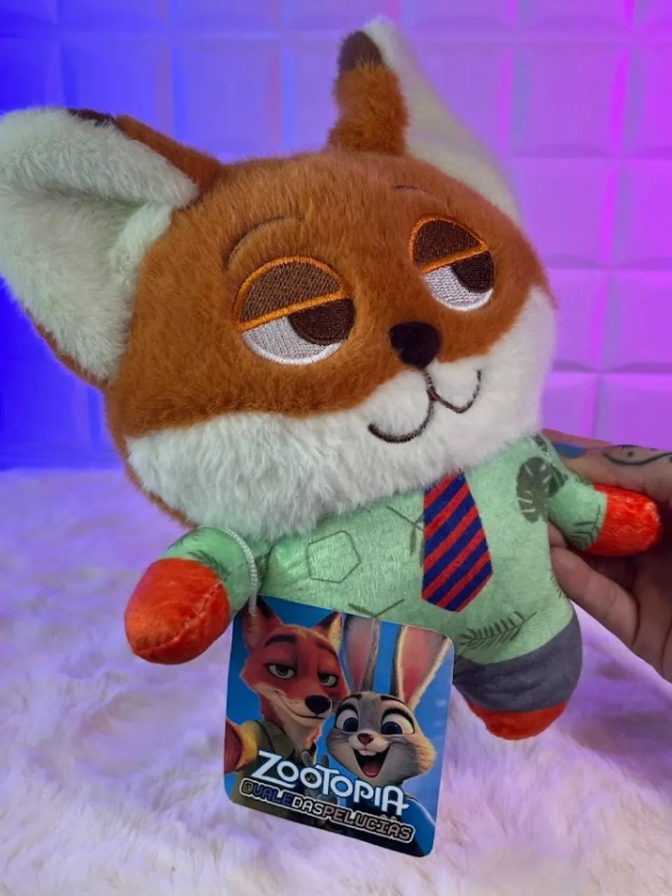Pelúcia Zootopia - Nick Wilde - 25cm