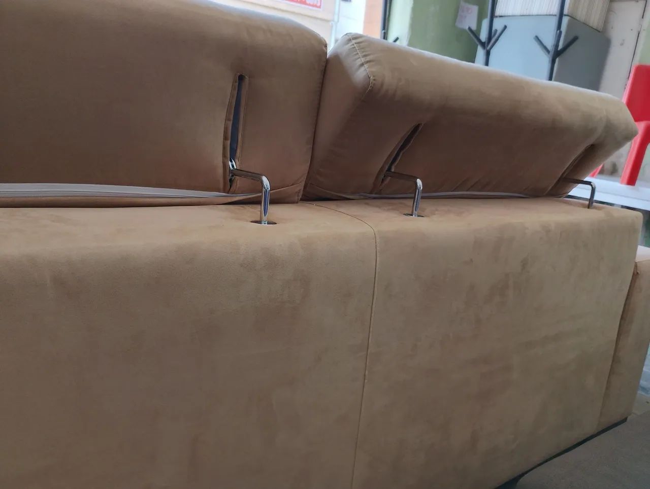 Sofá retrátil e reclinável confortável gigante  - Foto 5