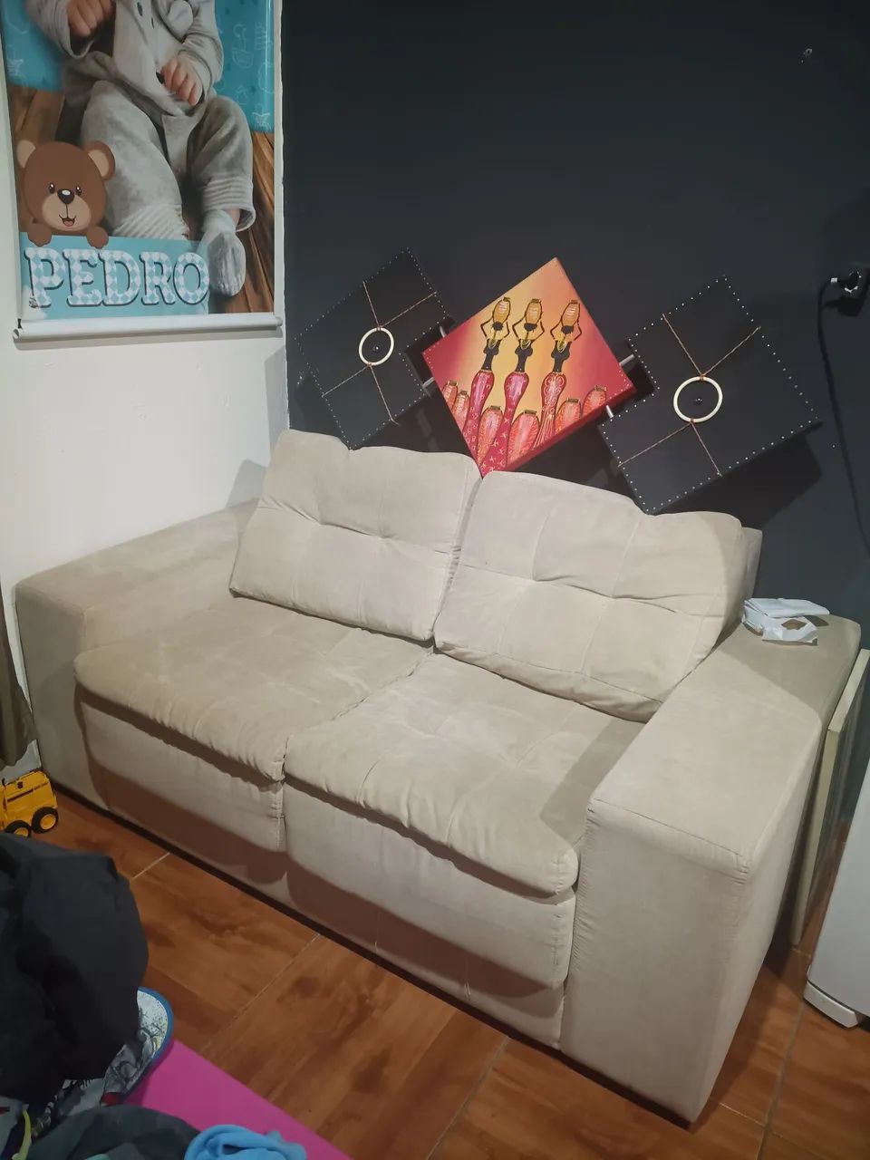 Sofá 2 lugares mais quadro - Foto 3