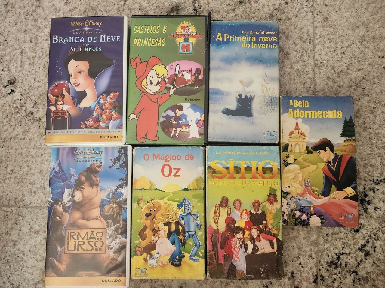 Lote Fitas VHS Desenho
