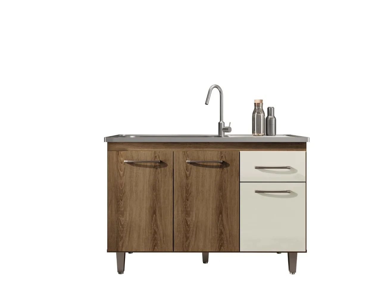 Armário e pia d cozinha ou banheiro 