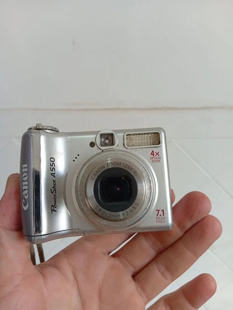 Camera Canon powershot A550 7mp funcionando perfeitamente 