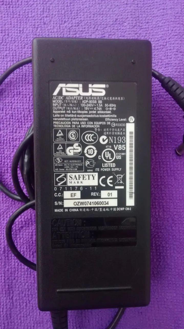 Fonte carregador ASUS (Notebook) - Foto 5