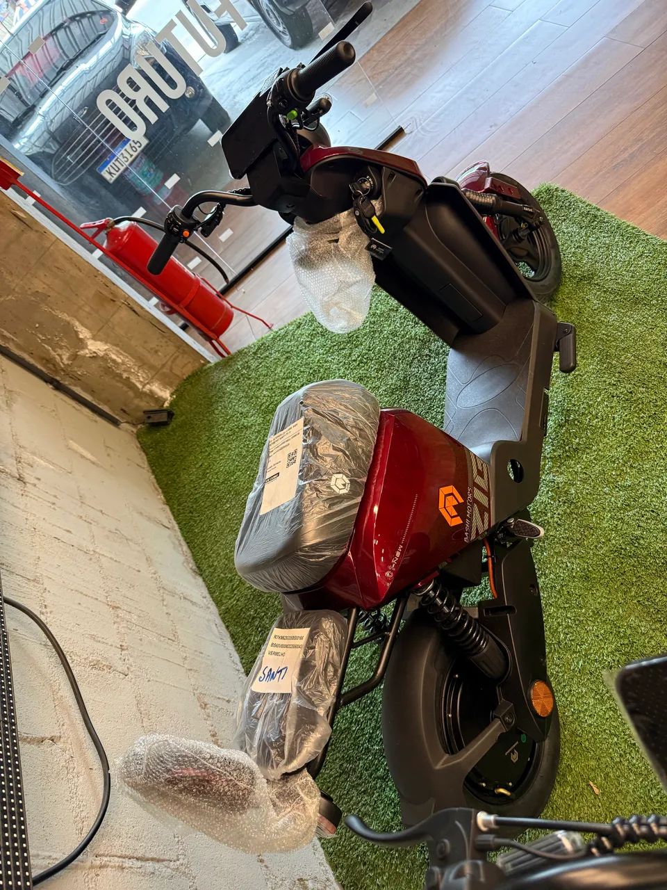 Scooter Elétrica Zig Vermelha 800w - Foto 4