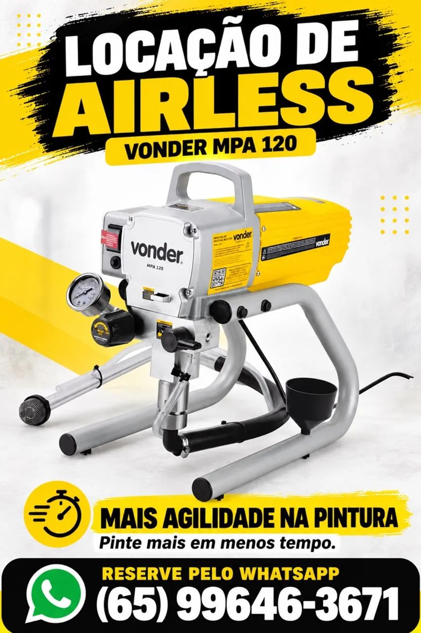 Airless locação / Alugo