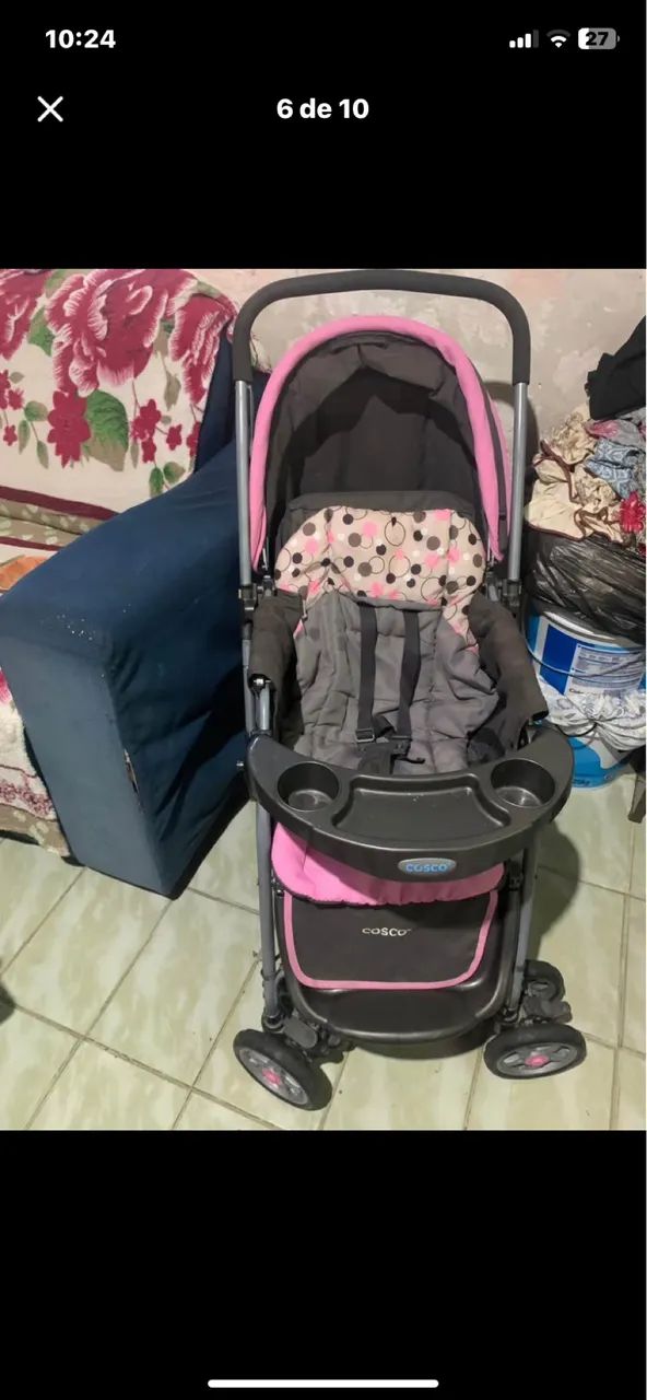 Carrinho e bebê conforto cosco - Foto 2