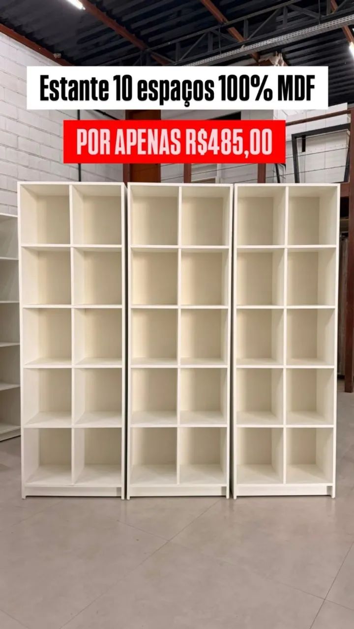 Estante colmeia 100% mdf 