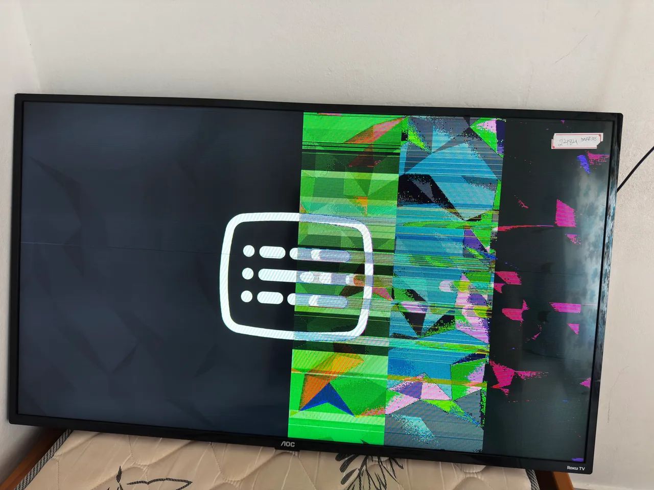 Tv AoC 43p 2 anos de comprada 