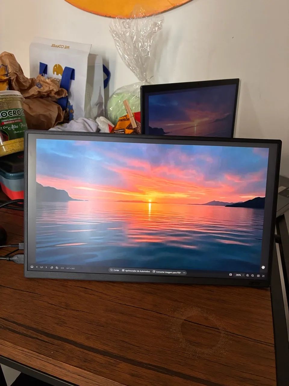 Monitor Portátil Acer IPS 15.6 polegadas (NOVO)