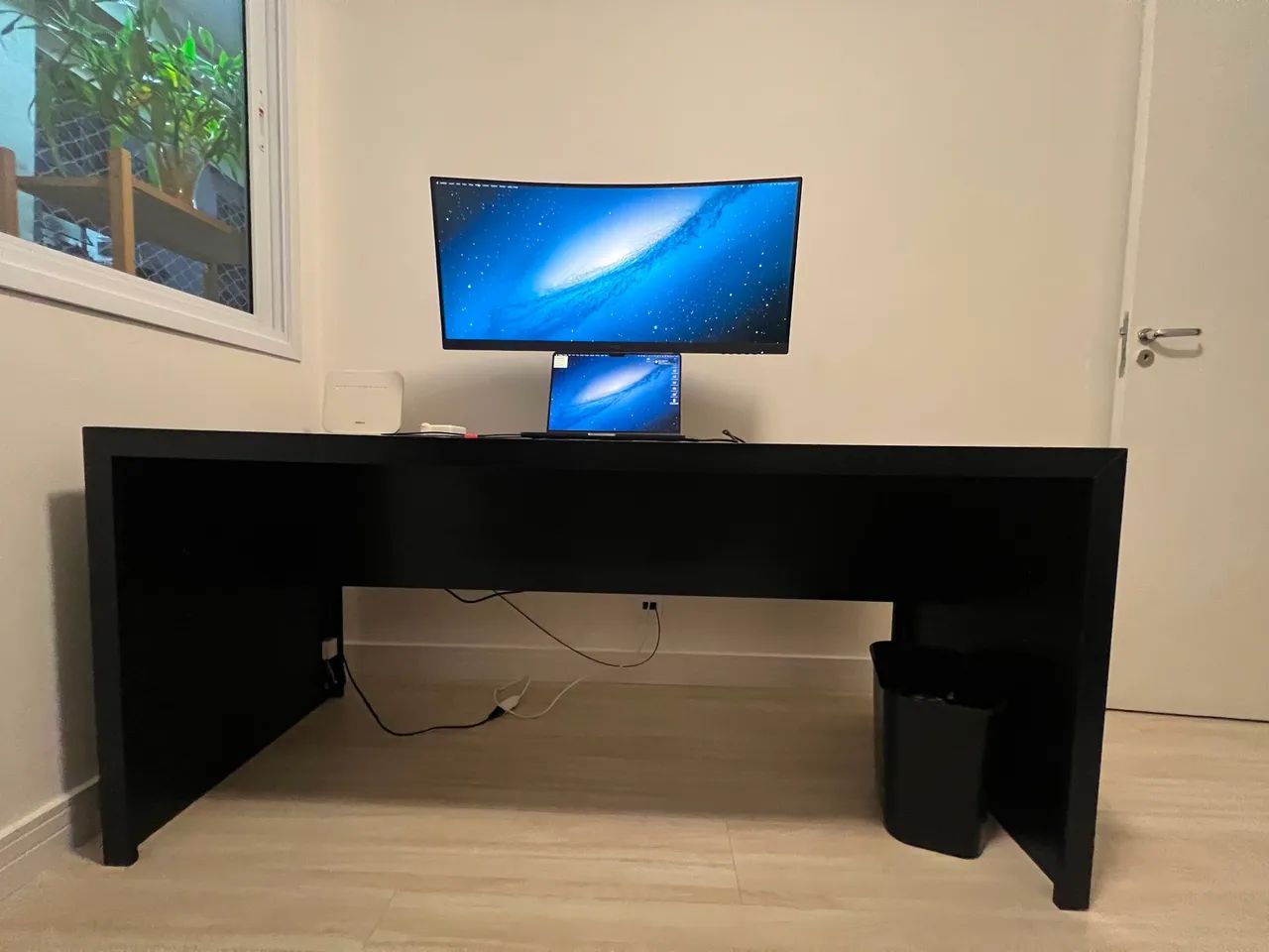 Mesa escritório preta - Foto 2