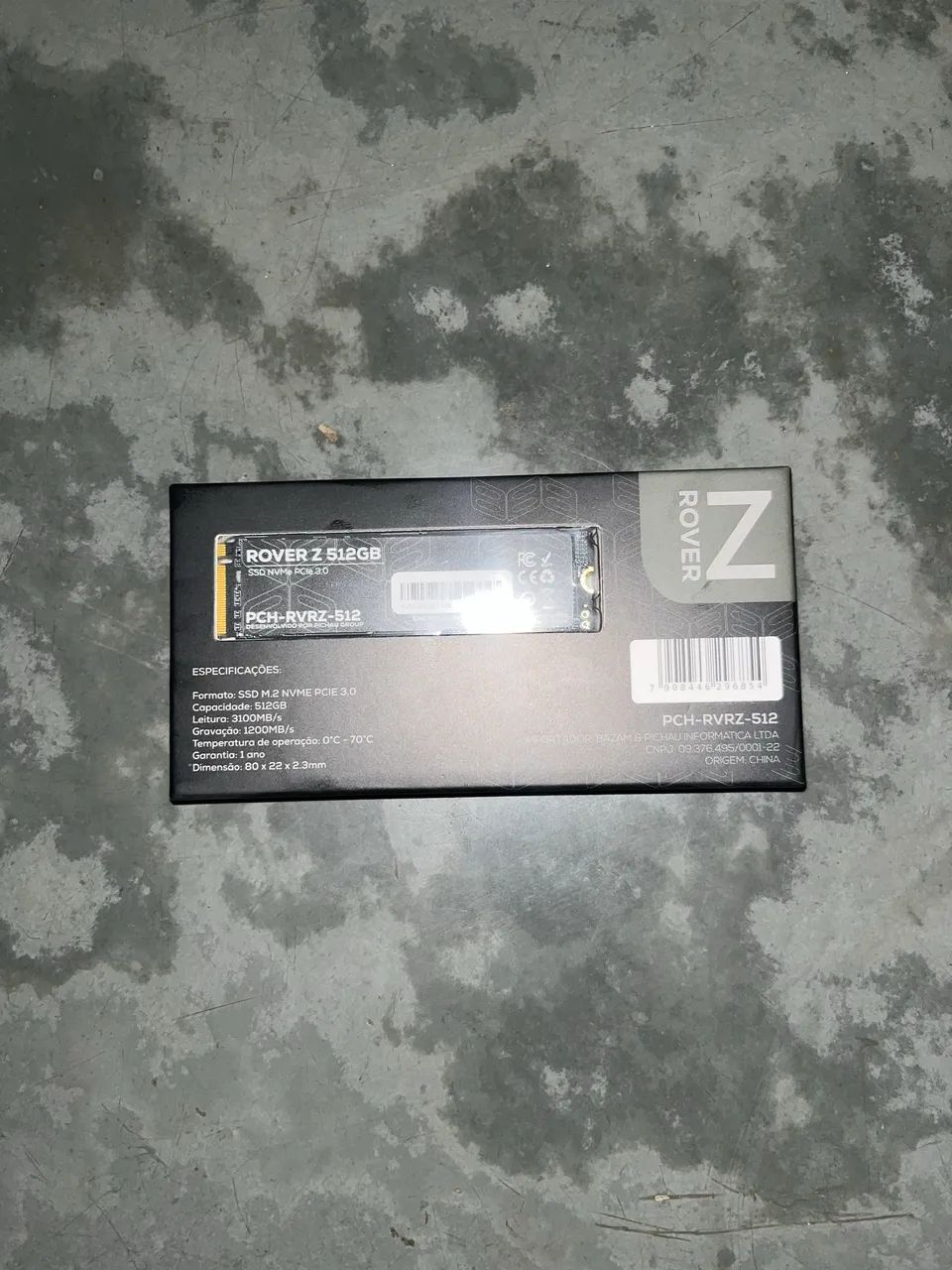 SSD NVMe Rover Z 512GB PCIe 3.0 - NOVO LACRADO - Foto 3