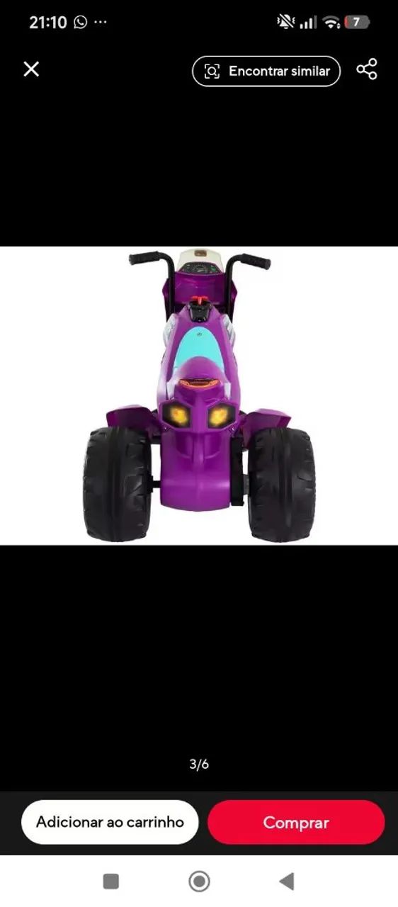 Moto elétrica infantil  - Foto 3