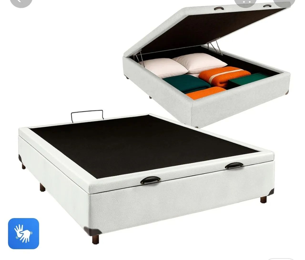 Baú para cama de casal