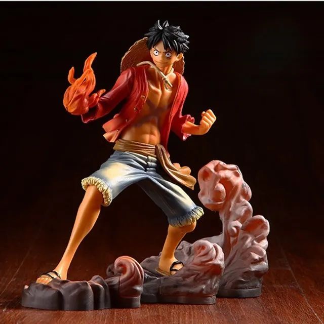 Coleção de Bonecos One Piece Monkey Luffy Portgas Sabo 3pcs - Foto 3