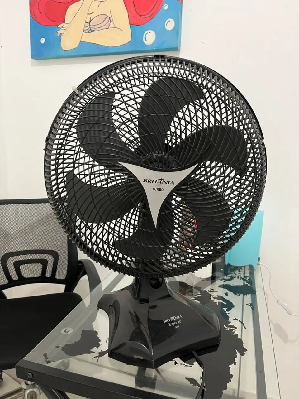 Ventilador  com Detalhes 