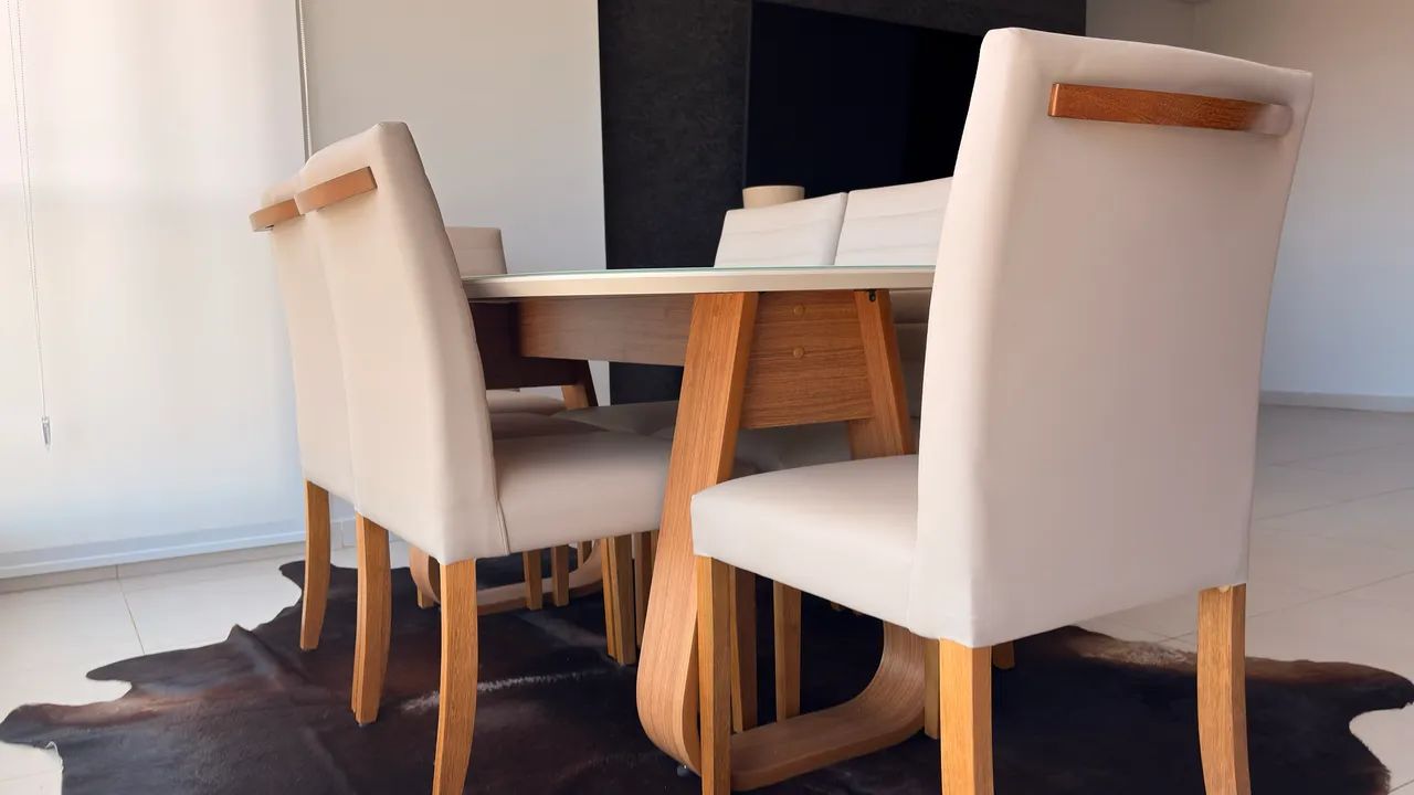 Conjunto de mesa com cadeiras de jantar - Foto 3