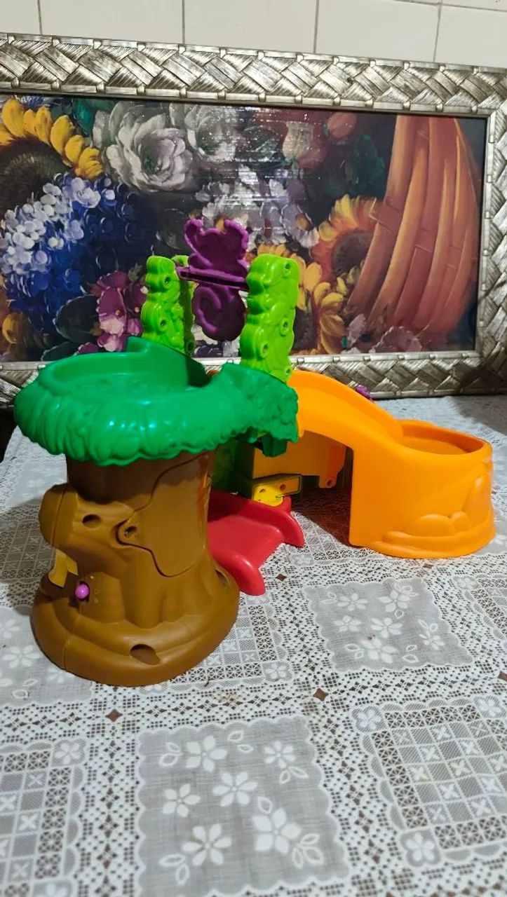 Brinquedo Fisher-Price Safari com Escorregador - Ótimo Estado - Foto 5