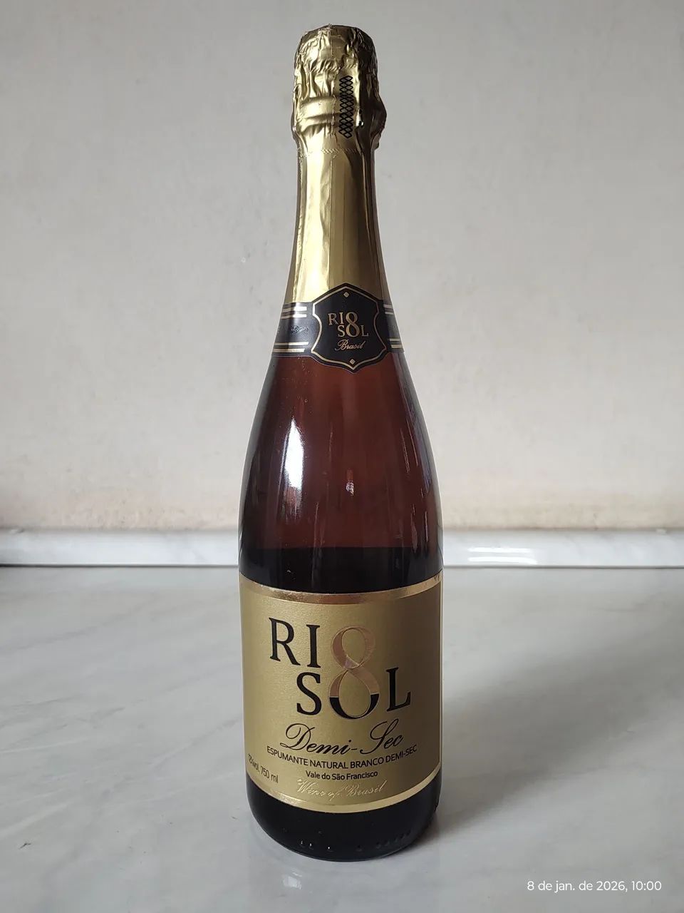 Espumante Nacional Rio Sol Demi Sec 750ml - Foto 2