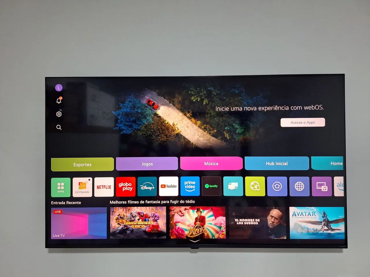 Smart TV 4K LG QNED 55 polegadas  - Foto 6