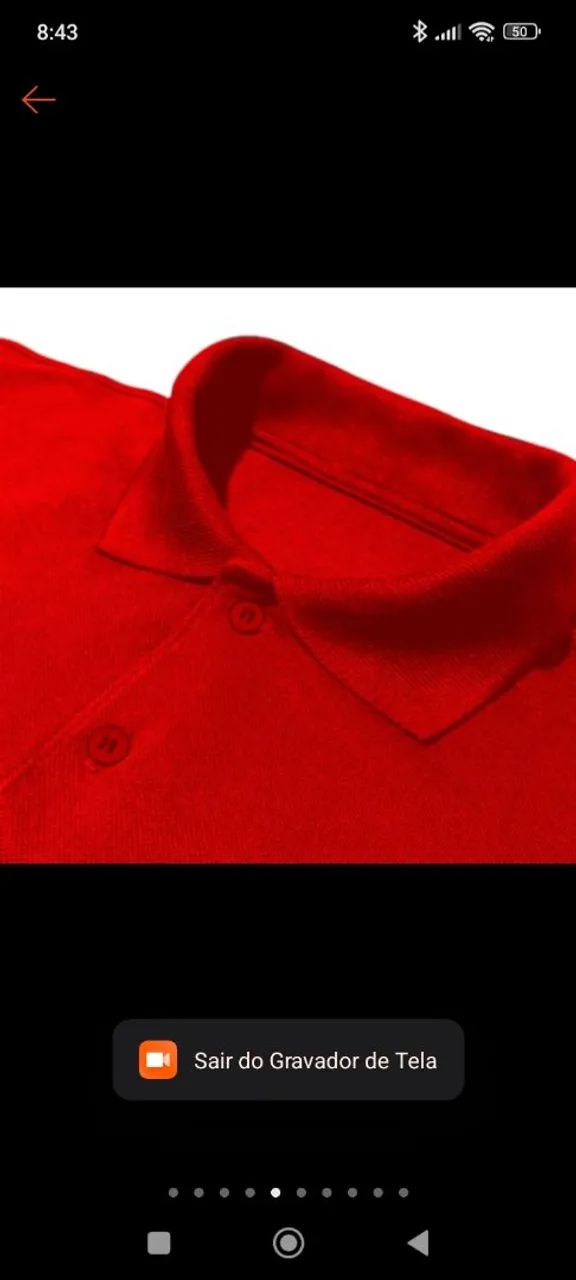 GOLA POLO FERRARI ALGODÃO  - Foto 3