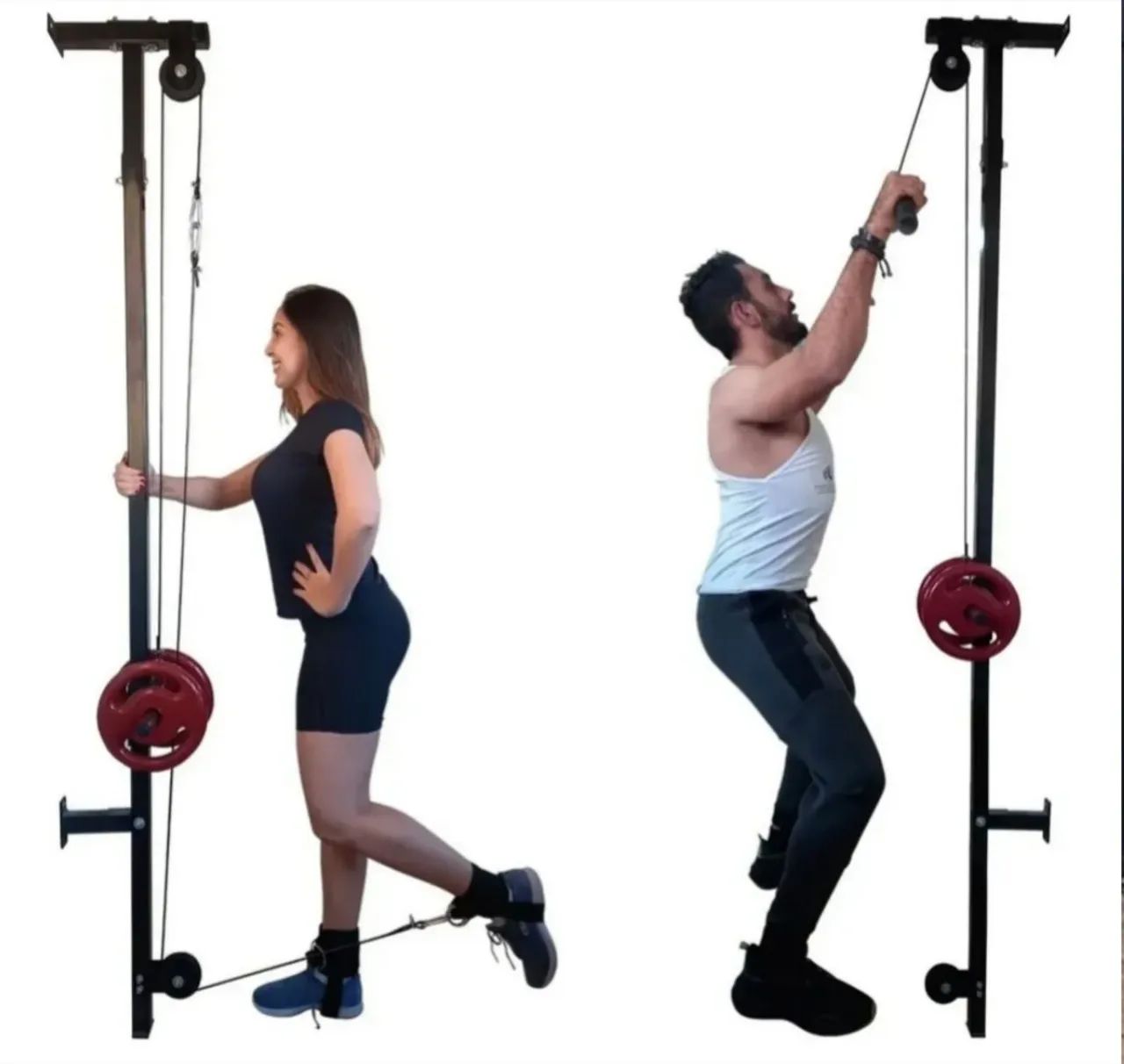 Monocross de parede para exercícios de musculação 