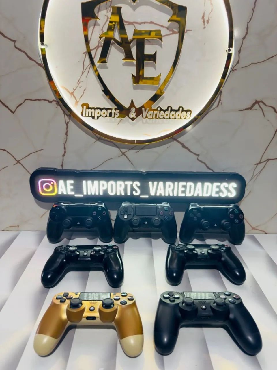controle ps4 semi novo original - Foto 3