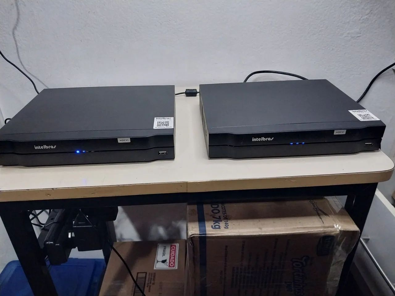 Lote 2 DVR 's Intelbras + 4 câmeras Intelbras e acessórios  - Foto 2