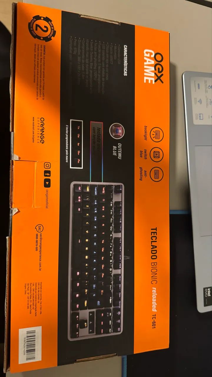 Teclado Bionic reloaded TC 601 - oex game - Foto 4