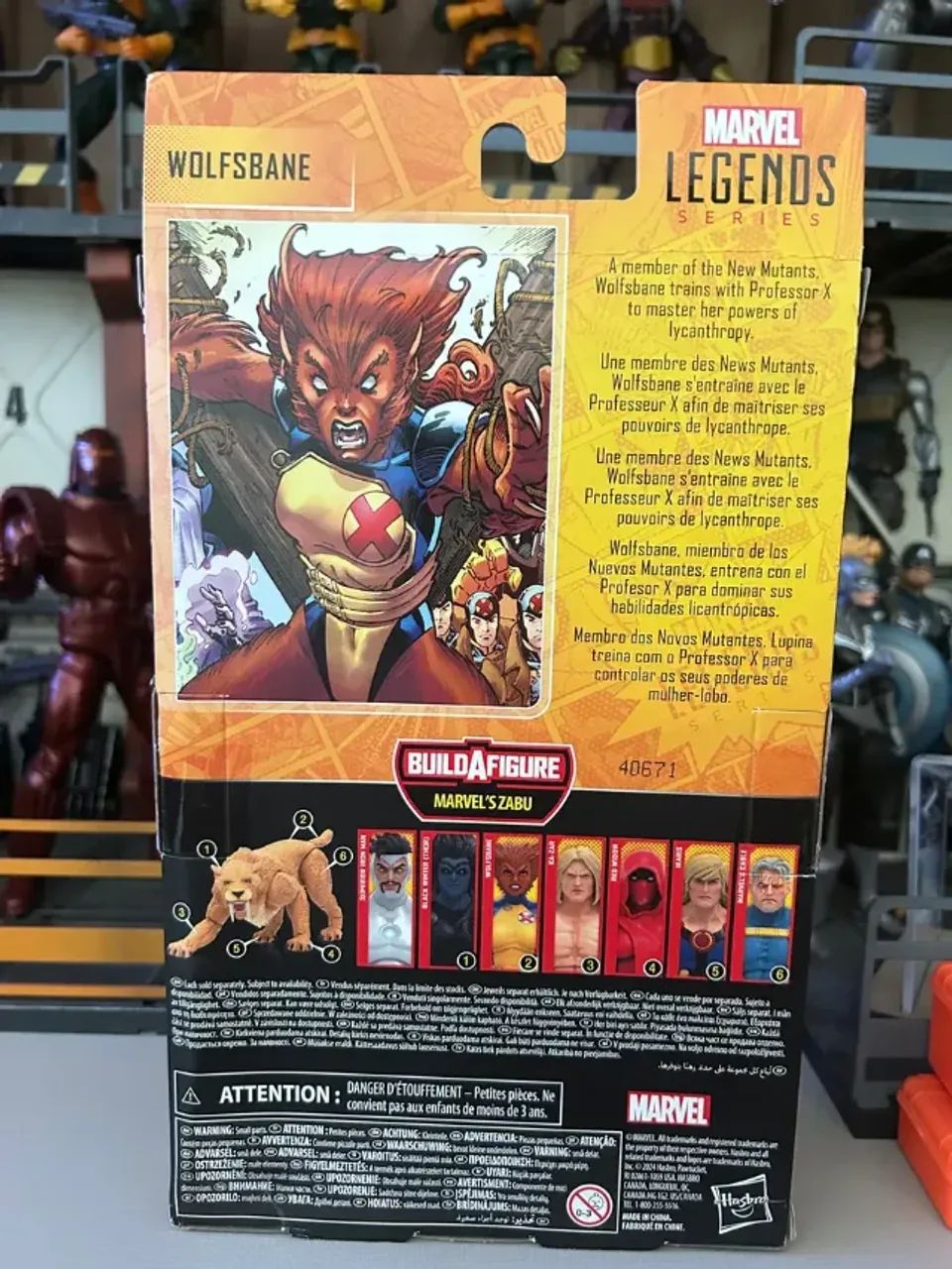 Marvel Legends Wolfsbane Lupina X-factor Zabu Wave - Sem Baf - Foto 2