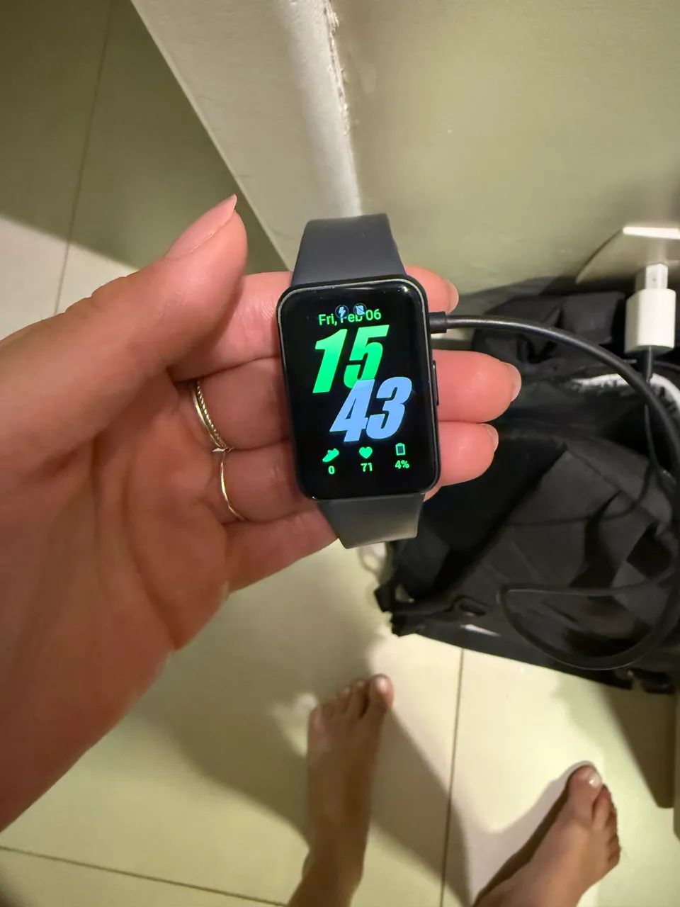 Relógio smartwatch galaxy Fit3 - Foto 4
