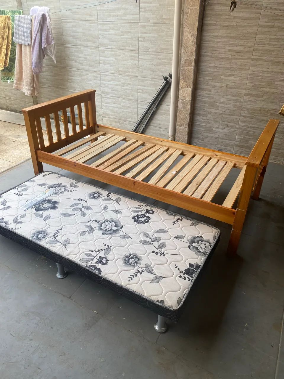 Bicama completa com colchão e almofadas  - Foto 5