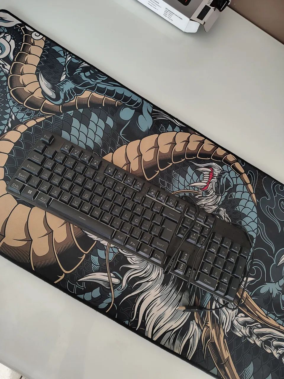 Mouse PAD e teclado red dragon nether Bane - Foto 4