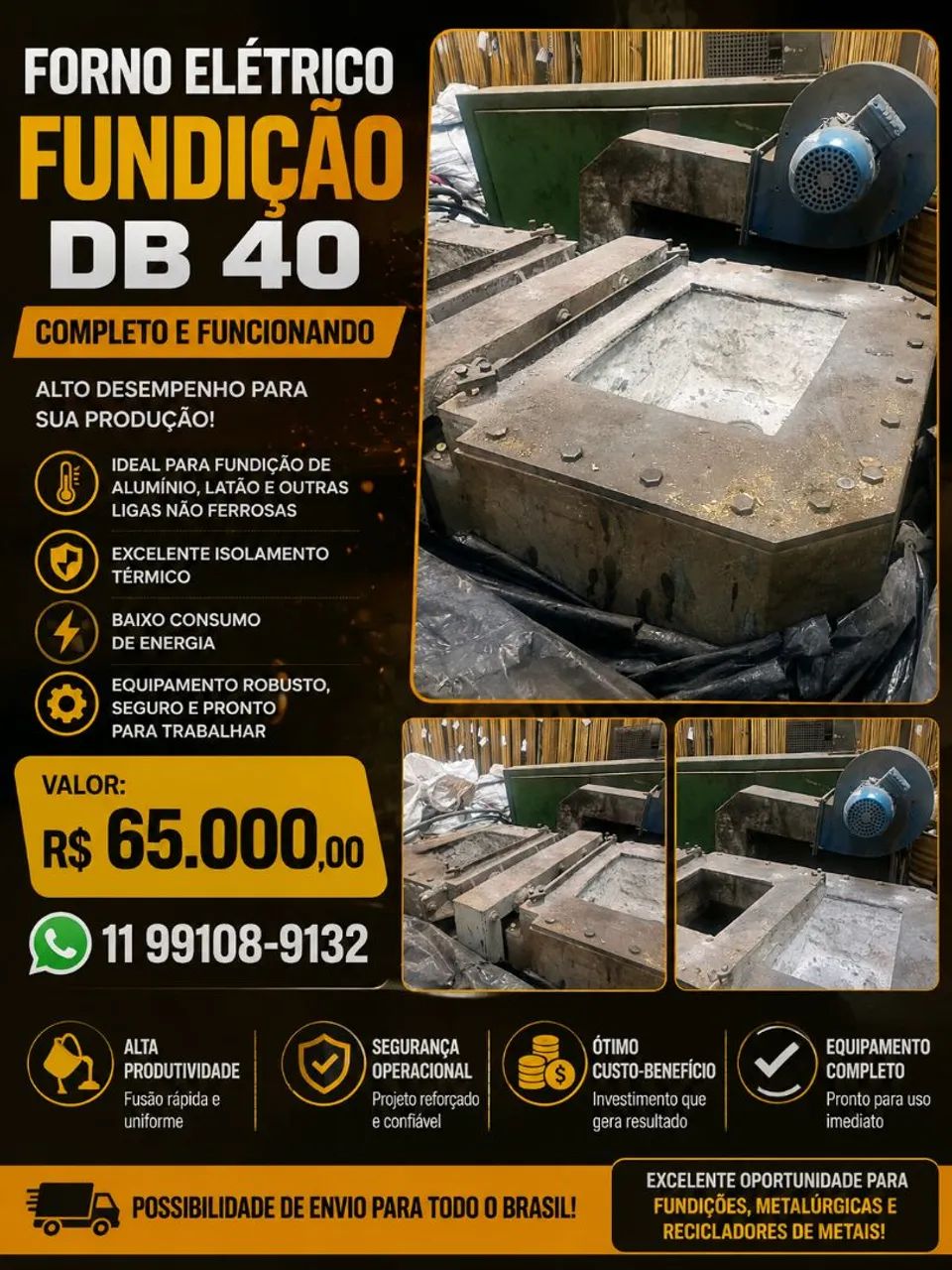 Forno fundição DB 40