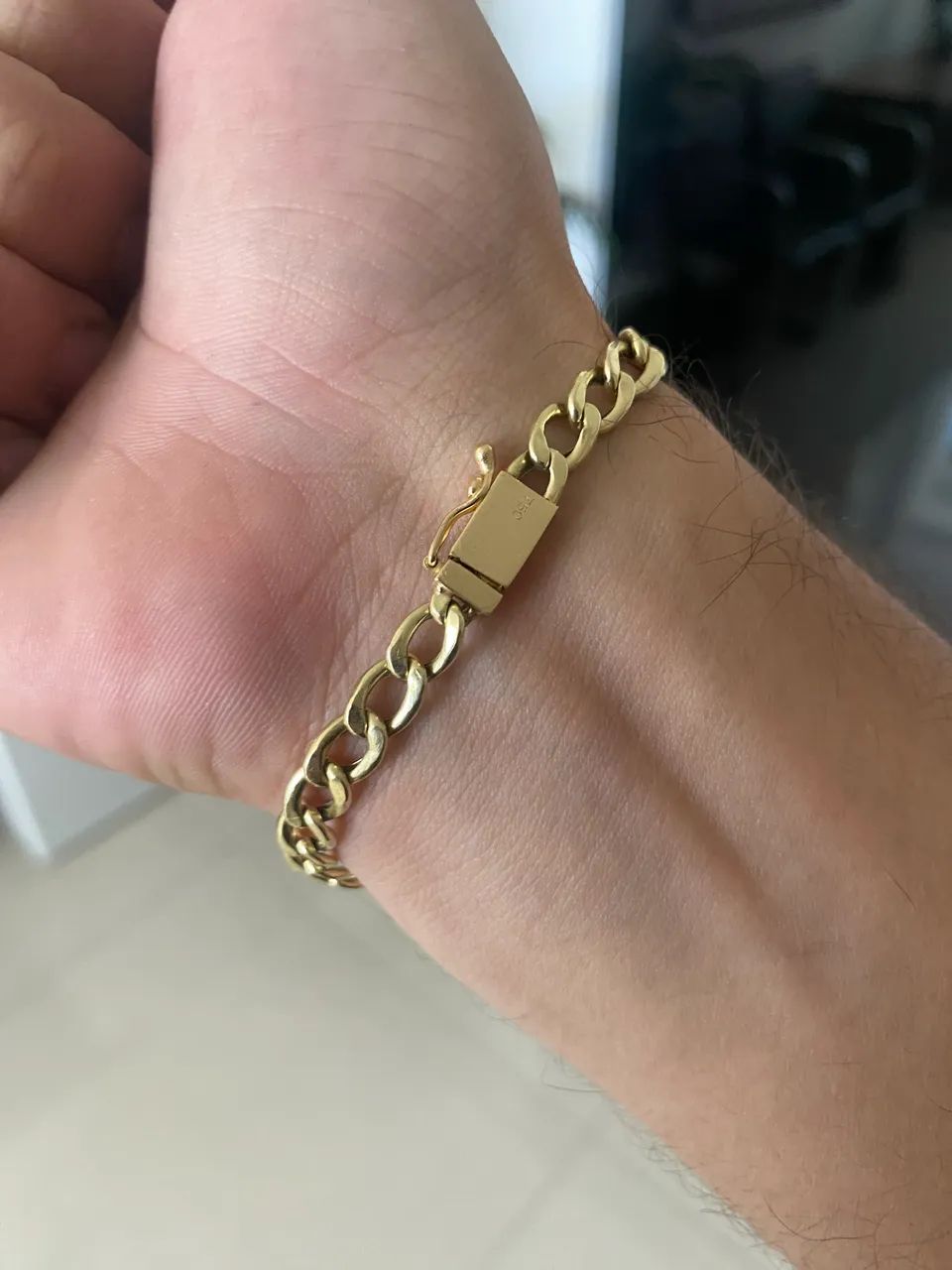 Pulseira grumet ouro 18k - Foto 2