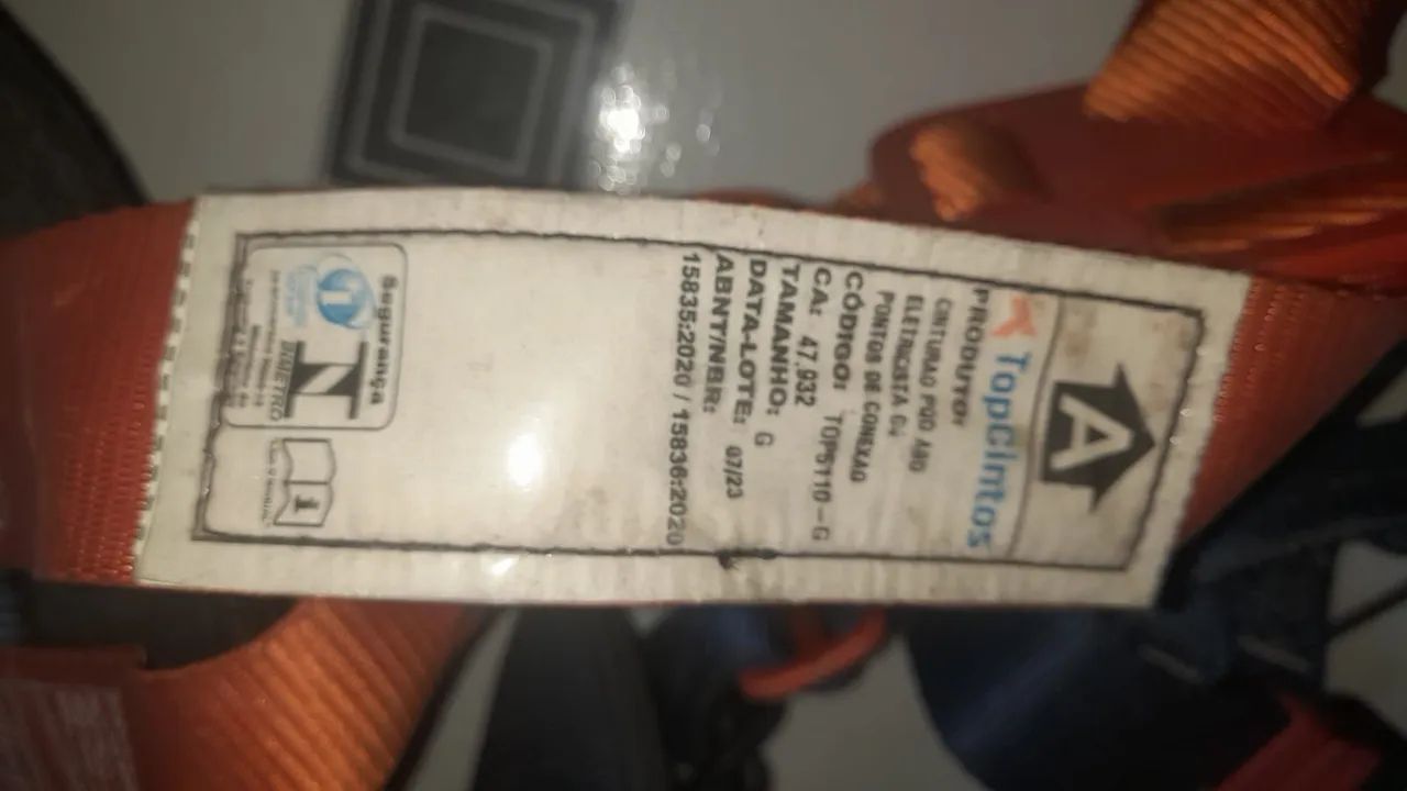 CINTOS DE SEGURANÇA  .EM ALTURA  - Foto 3