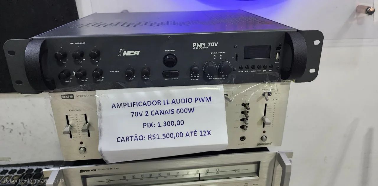 Aparelhos de Som Vintage e Profissional (Nakamichi, Polyvox, CCE, Micrologic e NCA) - Foto 2