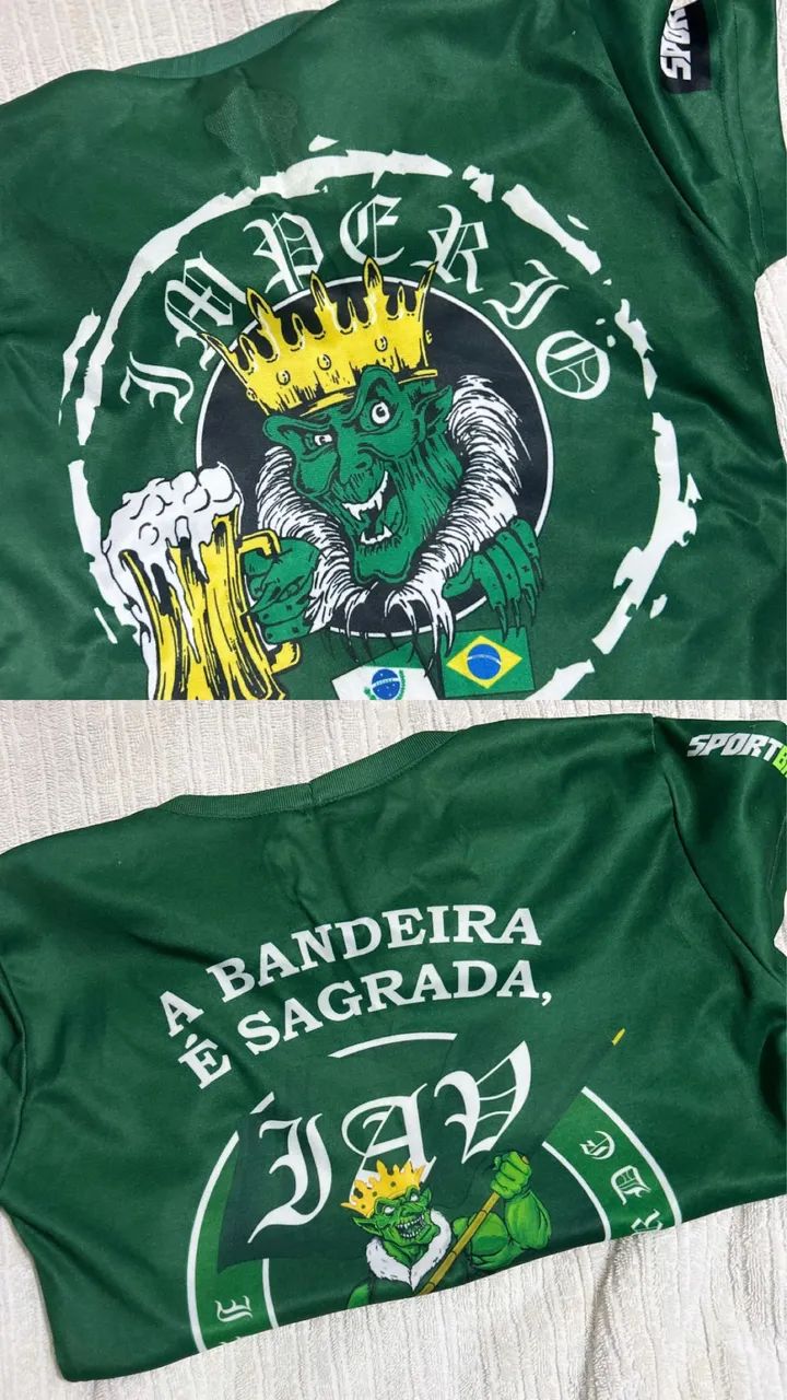 Lote roupas Império Alviverde 