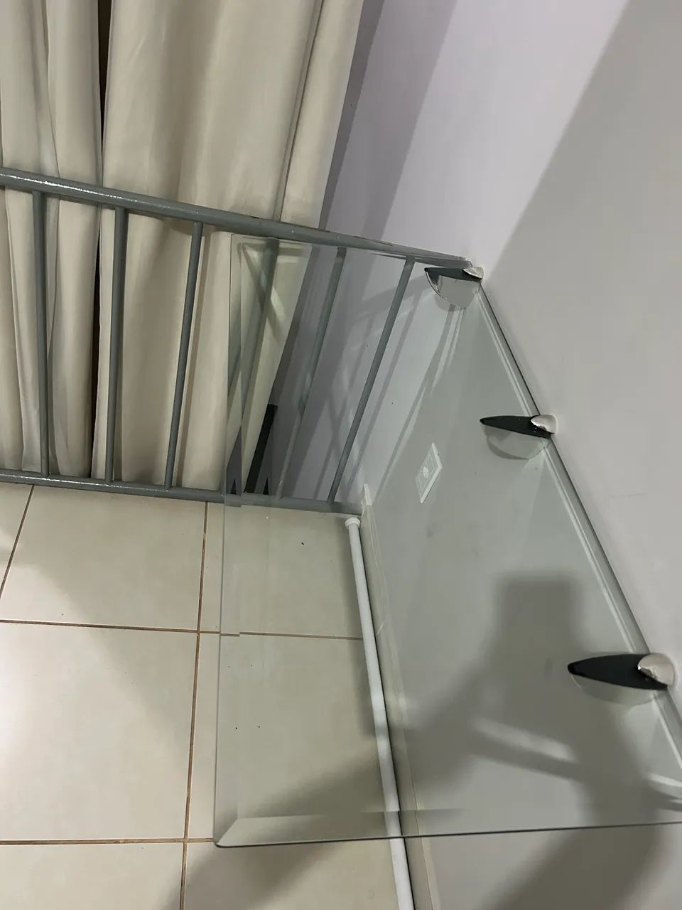Vendo mesa de vidro temperado - Foto 3