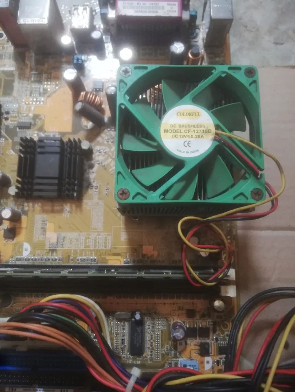 Placa mãe Asus c/ processador e memória - Foto 2