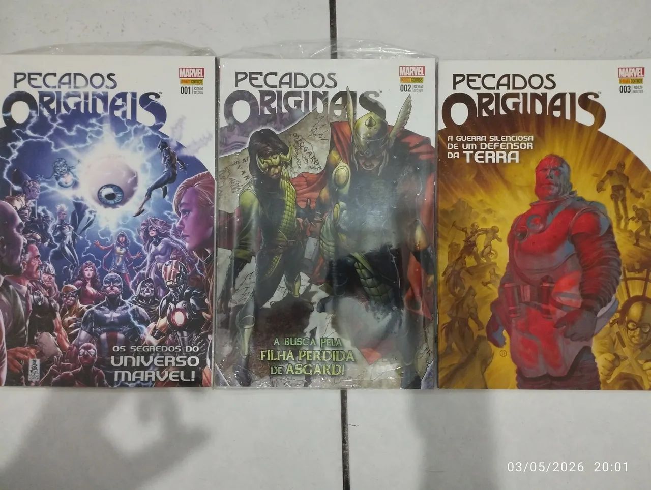 HQ quadrinhos Marvel Saga Pecado Original 2015 - Foto 3
