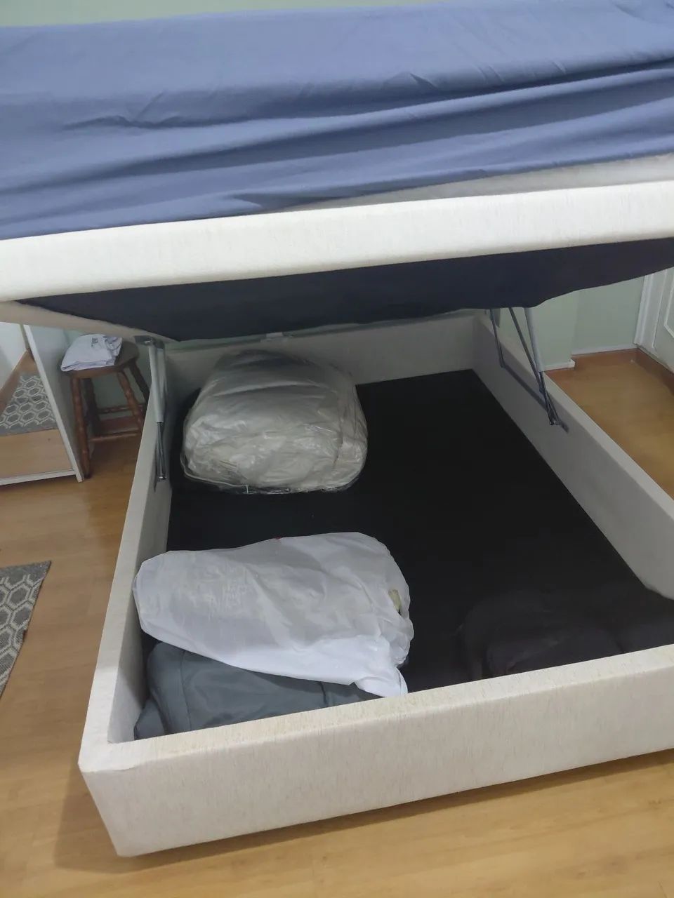 Cama Box Casal com Baú Baixo/ Ortobom  - Foto 3