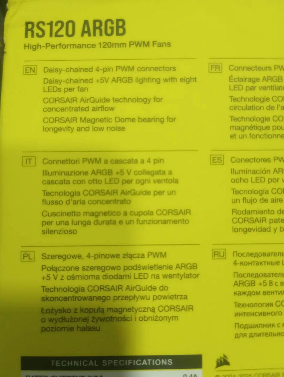 Kit 3 Fans Corsair novas na caixa  - Foto 4