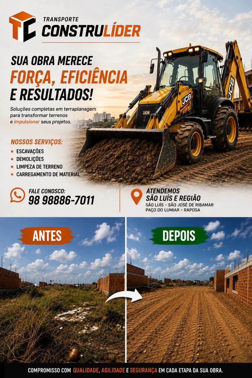 Retroescavadeira para aluguel