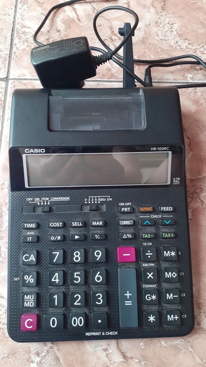 Vendo calculadora Casio HR-100RC.