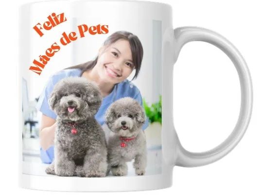 Canecas com Tema MÃES DE PETS - Foto 2