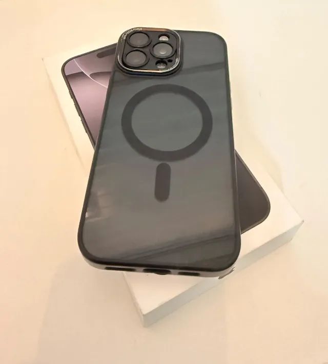 Apple Iphone 16 Pro Max (256 Gb) - Titânio-preto - Bat. 95% (Usado) - Foto 4